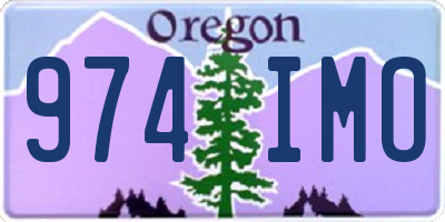OR license plate 974IMO