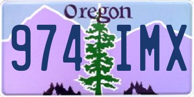 OR license plate 974IMX