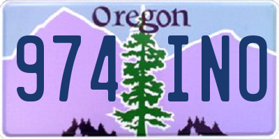 OR license plate 974INO