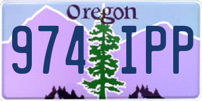 OR license plate 974IPP