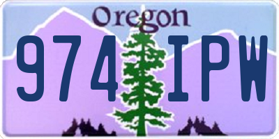OR license plate 974IPW