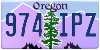 OR license plate 974IPZ