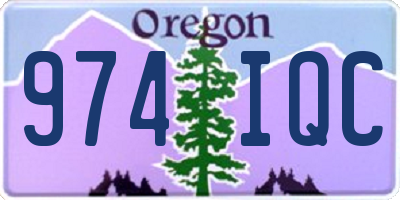 OR license plate 974IQC