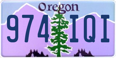 OR license plate 974IQI
