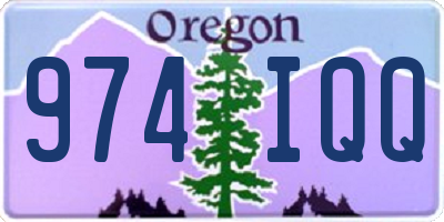 OR license plate 974IQQ