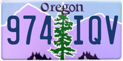 OR license plate 974IQV