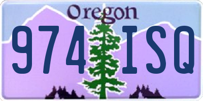 OR license plate 974ISQ