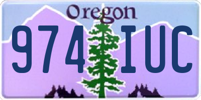 OR license plate 974IUC