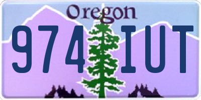 OR license plate 974IUT
