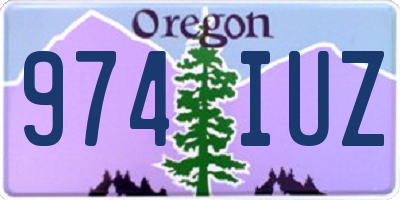 OR license plate 974IUZ