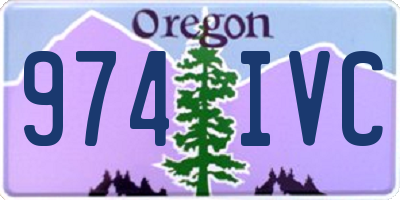 OR license plate 974IVC