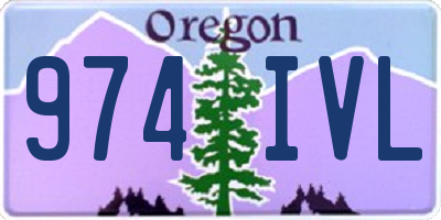 OR license plate 974IVL