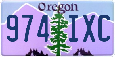 OR license plate 974IXC