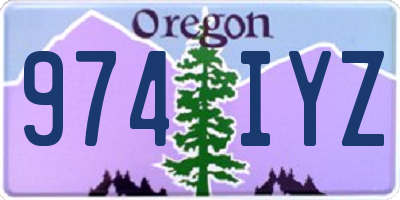 OR license plate 974IYZ