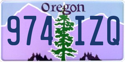 OR license plate 974IZQ