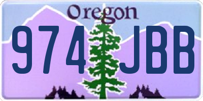 OR license plate 974JBB