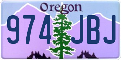 OR license plate 974JBJ