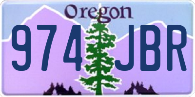 OR license plate 974JBR