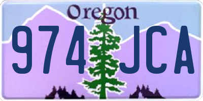 OR license plate 974JCA