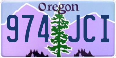 OR license plate 974JCI