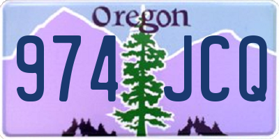 OR license plate 974JCQ