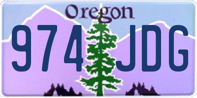 OR license plate 974JDG