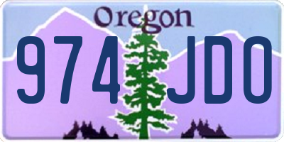 OR license plate 974JDO