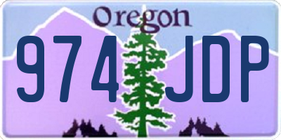 OR license plate 974JDP