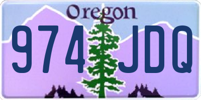 OR license plate 974JDQ