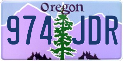 OR license plate 974JDR