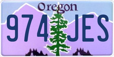 OR license plate 974JES