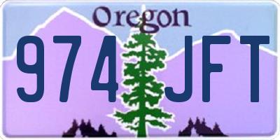 OR license plate 974JFT