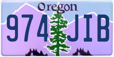 OR license plate 974JIB