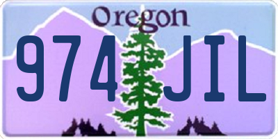 OR license plate 974JIL