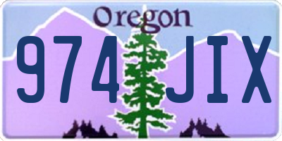 OR license plate 974JIX