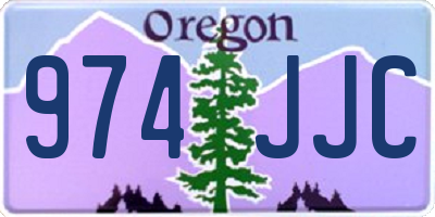 OR license plate 974JJC