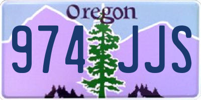 OR license plate 974JJS