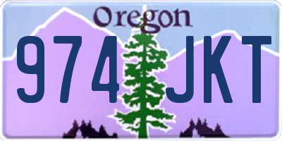 OR license plate 974JKT