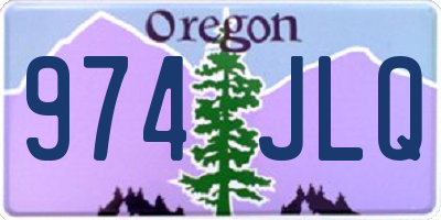 OR license plate 974JLQ