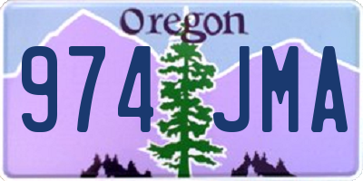 OR license plate 974JMA