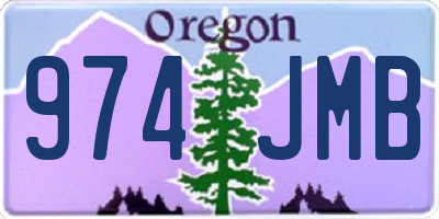 OR license plate 974JMB