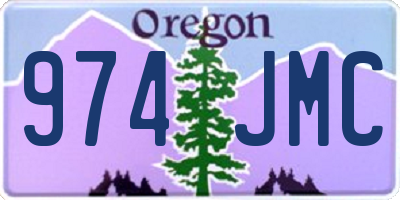 OR license plate 974JMC