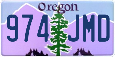 OR license plate 974JMD