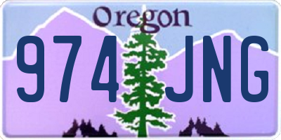 OR license plate 974JNG