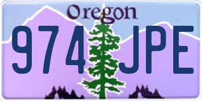 OR license plate 974JPE