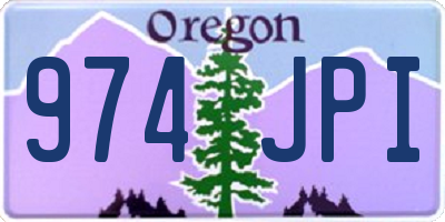 OR license plate 974JPI