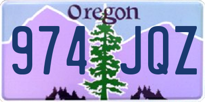 OR license plate 974JQZ