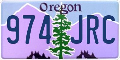 OR license plate 974JRC