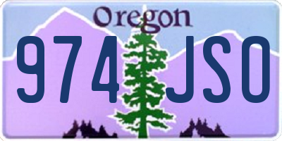 OR license plate 974JSO