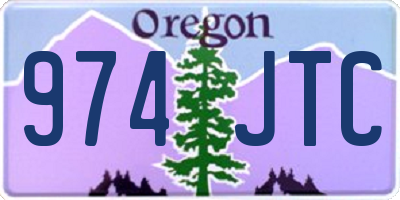 OR license plate 974JTC